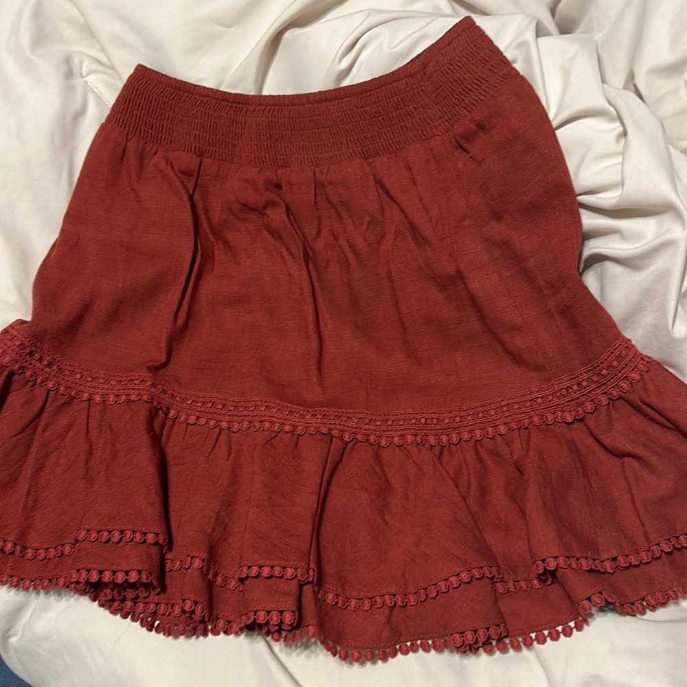 Adorable linen skirt from Express